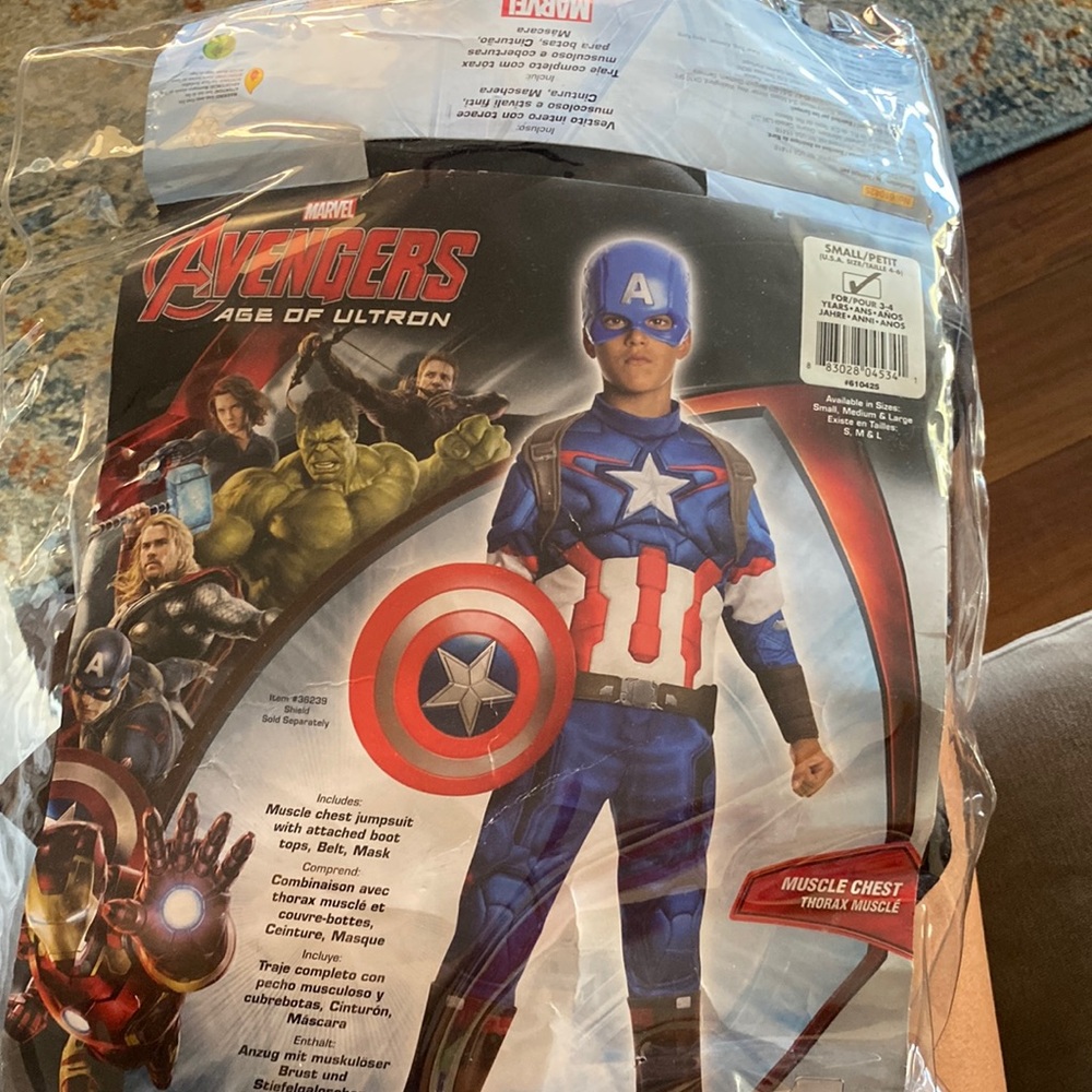 Captain America size 4-6